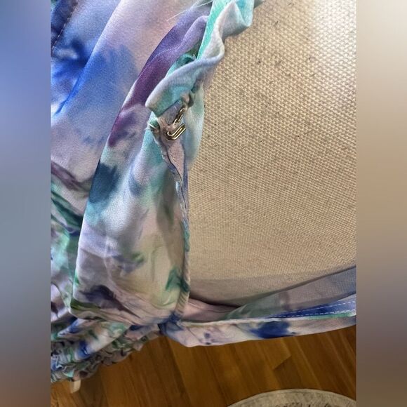 Adrianna Papell Watercolor Floral Midi Dress size 2 NWT - Picture 11 of 14